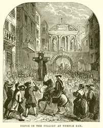 Defoe au Pilori à Temple Bar