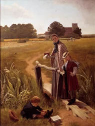 Départ pour la messe Peinture de l
