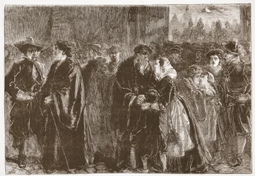 Départ des ministres bannis de Kuttenberg, illustration de L