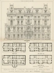 Conception pour une résidence londonienne par W Hilton Nash