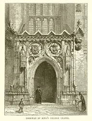 Porte de la chapelle du King