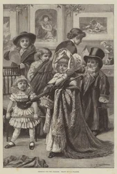 Se préparer pour la charade (gravure)