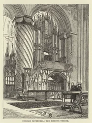 Cathédrale de Durham, le trône de l