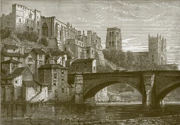 Durham, depuis la rivière