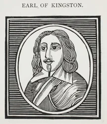 Comte de Kingston (1600-80), illustration de Chap-books du XVIIIe siècle par John Ashton, pub. 1882