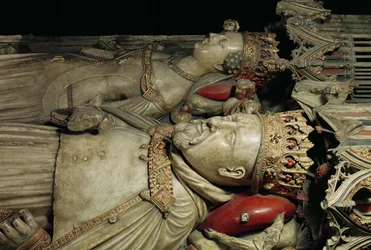 Effigie de Henri IV (1367-1413) sur sa tombe dans la cathédrale de Canterbury