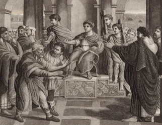 Élymas le magicien frappé de cécité