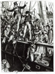 Départ des émigrants de l
