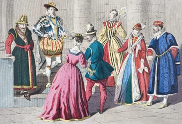 Modes anglaises du XVIe siècle, de 