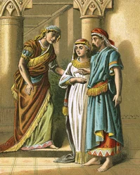 Esther amenée dans la maison du roi