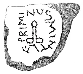 Ex-Voto à Priape du fort romain de Burgodunum