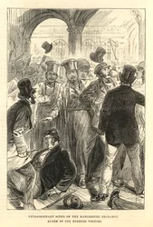 Scène extraordinaire à la Bourse de Manchester
