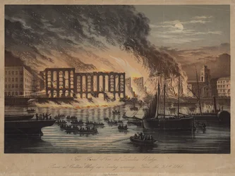 Incendie près du pont de Londres