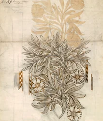 Motif floral pour Morris and Co.