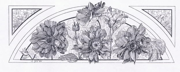 Motifs floraux, du Magazine of Art 1893, Cassell and Company, 1893