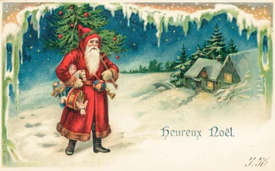 Carte de Noël française