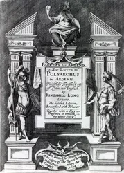 Frontispice pour Argenis par John Barclay, deuxième édition anglaise, 1636