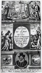 Frontispice de The History of Life and Death de Francis Bacon, publié en 1638