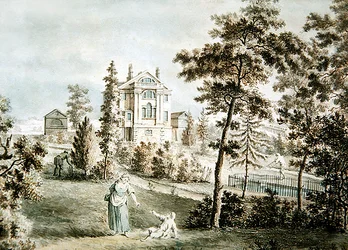 Pavillon de jardin dans un parc, c.1725
