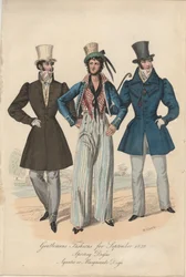 Mode masculine pour septembre 1828