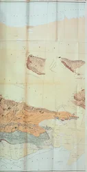 Carte géologique du désert de Cutch, 1870