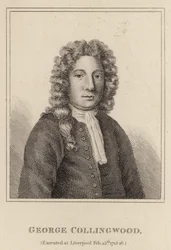 George Collingwood, exécuté à Liverpool le 25 février 1715-16