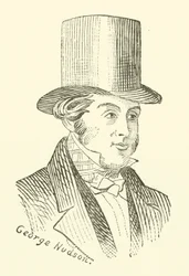 George Hudson, le roi des chemins de fer (gravure)