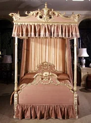 Lit à baldaquin George III, fin du XVIIIe siècle