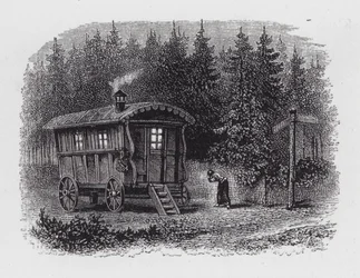 Caravane de gitans (gravure)