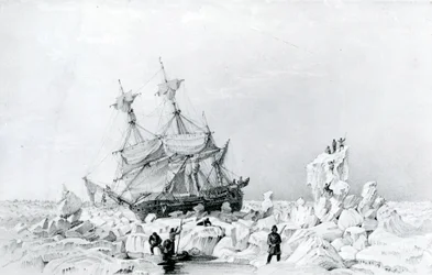 HMS Terror retenu sur la glace