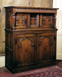 Placard de hall, chêne, vers 1600
