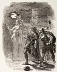 Hamlet, Horatio et Marcellus voient le fantôme, de 
