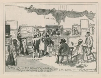 Accrochage de tableaux à l