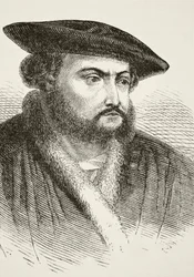 Hans Holbein le Jeune, tiré de «The National and Domestic History of England» de William Hickman Smith Aubrey (1858-1916), publié à Londres, vers 1890