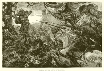 Harold à la bataille de Hastings