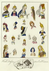Coiffures des 15ème et 16ème siècles