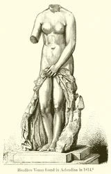 Vénus sans tête trouvée à Achradina en 1814