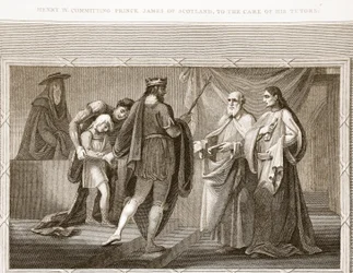 Henri IV confiant le prince James d