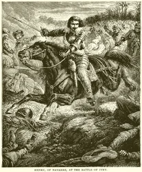 Henri de Navarre à la bataille d