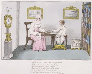 Ses prières, 1817