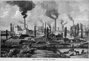 Usine de Herr Krupp à Essen, Allemagne