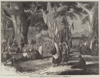 Festival hindou, Cachemire (gravure)