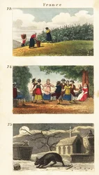 Vues historiques de la France