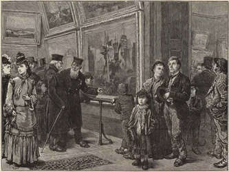 Gens en vacances à la National Gallery