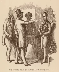Illustration pour Les Newcomes de Thackeray