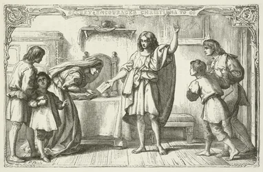 Illustration pour Le Voyage du Pèlerin de John Bunyan