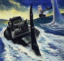 Dans la Manche, le navire a ouvert le feu sur le Nautilus