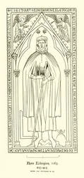 Dalle incisée (gravure)
