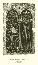 Dalle incisée (gravure)