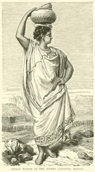 Femme indienne de la Tierra Caliente, Mexique